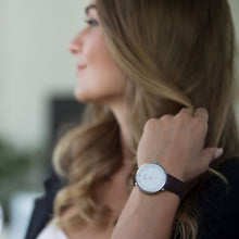 Load image into Gallery viewer, Traveller - Silver Black Leather