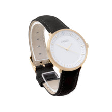 Load image into Gallery viewer, Black Leather Strap - Gold Buckle