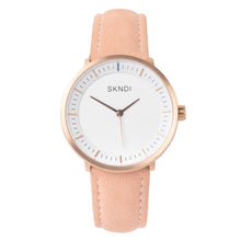 Load image into Gallery viewer, Traveller - Rose Gold Peach Leather
