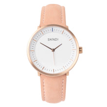Load image into Gallery viewer, Peach Leather Strap - Rose Gold Buckle