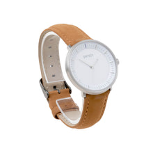 Load image into Gallery viewer, Tan Leather Strap - Silver Buckle