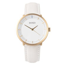 Load image into Gallery viewer, Traveller - Gold White Leather

