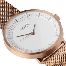 Load image into Gallery viewer, Traveller - Rose Gold Mesh Strap
