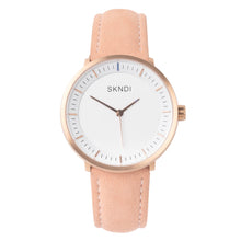Load image into Gallery viewer, Peach Leather Strap - Rose Gold Buckle
